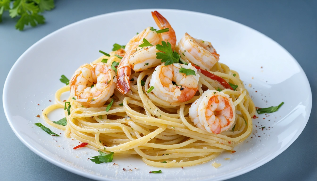 spaghetti agli scampi